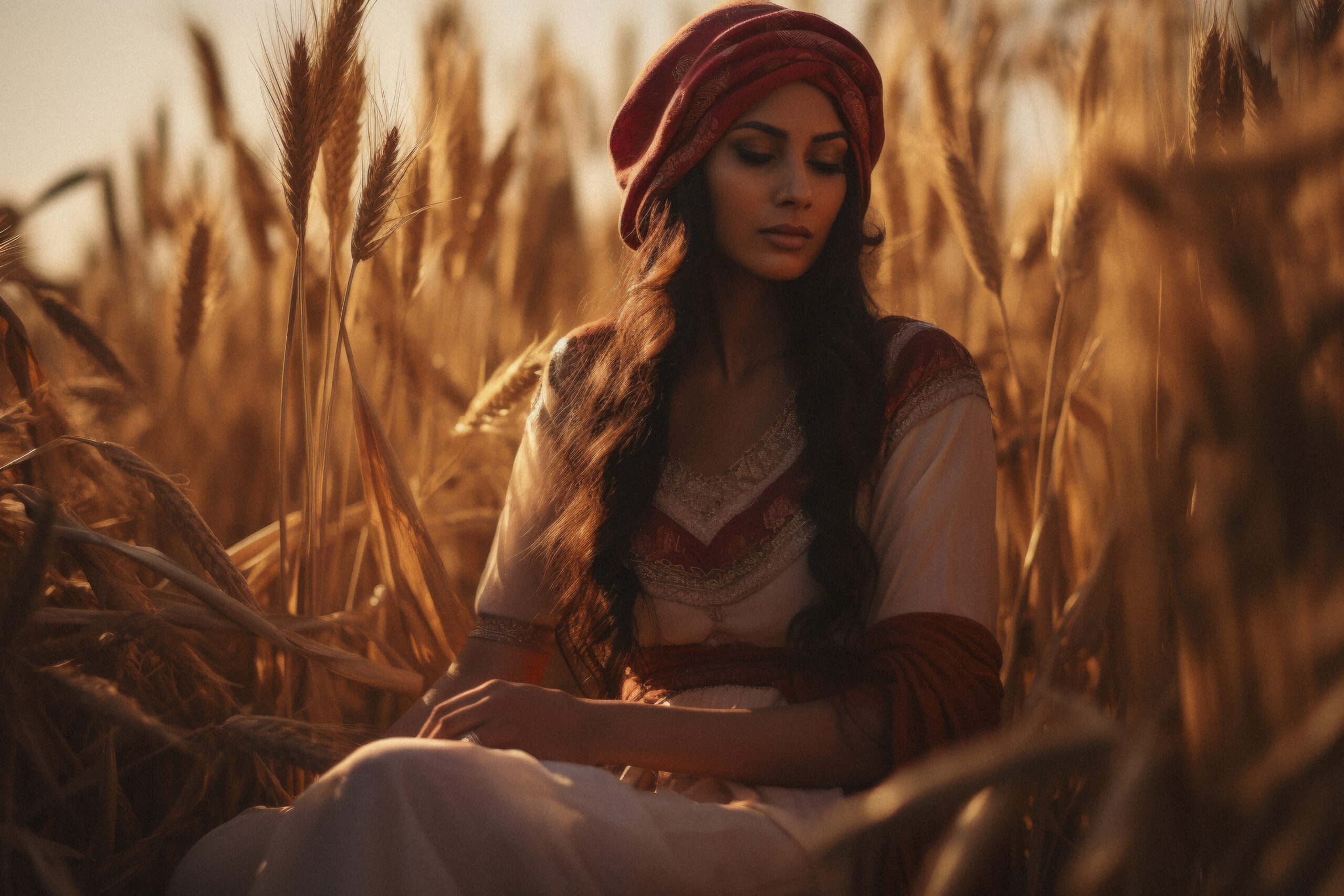 photorealistic-lohri-festival-with-woman-celebrating